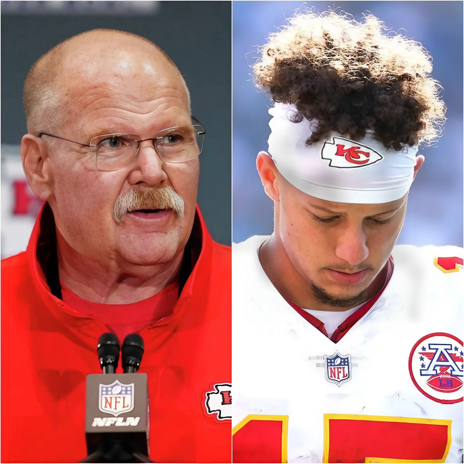 NFL NEWS: “SAD NEWS” Head Coach Andy Reid REVEALS why Patrick Mahomes won’t be able to play at 100% of his ability in the 2025 Super Bowl.