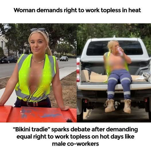 Why this female worker wants to ditch her shirt