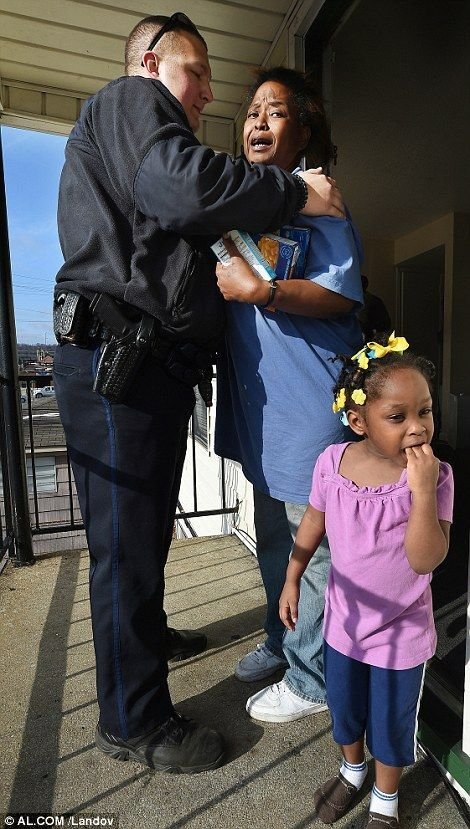 SHE STOLE EGGS FOR HER KIDS—THEN THE COPS SHOWED UP WITH GROCERIES  I only went into that little corner store because my youngest wouldn’t stop crying about being hungry. I thought maybe I could find something cheap, anything really, to tide us over. But eggs were $4.29 and I only had $1.67 left in my wallet. I stood there staring at that carton for what felt like forever. Then I just… slipped it into my coat pocket.  Of course, the cashier saw me. He didn’t yell, didn’t make a scene, just said, “You wanna pay for those?” I panicked and ran. Dumb move, I know. I didn’t even make it past the alley before a patrol car pulled up.  The officer was young. Kind eyes, but still serious. Asked me to empty my coat. I did. He looked at the eggs, then at me. “You got kids?” I nodded, couldn’t speak. He sighed, said, “Stay here,” and walked off with his partner.  I thought I was getting arrested. I was bracing for it. Instead, ten minutes later, they came back—not just with the eggs, but with two bags of groceries. Bread, peanut butter, some bananas, even a pack of juice boxes. I just stood there, crying like an idiot in the cold.  “We’re not here to punish people trying to feed their families,” one of them said quietly.   I thanked them over and over. I felt embarrassed, but also something I hadn’t felt in weeks—seen. I went home and made scrambled eggs for my kids like it was Christmas breakfast.  But here’s the thing… two days later, someone left a note under my door. No name. Just: “We saw what happened. You’re not the only one.”  And now I’m wondering who else knows. Or worse… who’s watching.  I couldn’t sleep that night. Every little noise from outside—footsteps in the hallway, creaks on the stairs—made my heart race. My apartment building wasn’t exactly the kind of place where neighbors greeted each other with fresh-baked cookies, but it was still home. And now, I was afraid someone was monitoring my every move. I tried to calm myself down by focusing on the kids. My oldest was busy with her crayons, while my youngest asked for more PB&J. At least I had bread and peanut butter now. At least they were fed.  I reread the note for what felt like the hundredth time. “We saw what happened. You’re not the only one.” It sounded ominous, but was it really? Maybe it was just another parent in the building, someone who’d hit rock bottom the same way I had and wanted to tell me I wasn’t alone. The thought comforted me, but only for a moment. My mind still wandered to worst-case scenarios.   That afternoon, I got a knock on my door. My heart jumped. I peeked through the peephole—no one was there. Finally, I opened it, hoping it wasn’t a prank. Lying on the doorstep was a small paper bag, slightly crinkled, like it had been used once or twice. Inside, I found a few cans of soup, some pasta, and a jar of marinara sauce. No note this time, just a single black marker line on the outside of the bag—a simple smiley face. I looked down the hallway, hoping to catch a glimpse of whoever left it, but it was empty.  I felt a wave of relief wash over me. Someone out there cared enough to leave food, no questions asked. My kids and I had something to eat that night besides sandwiches. We had warm tomato soup and crackers, and the kids thought it was a feast. They clapped their hands and kept saying how yummy it was. And for the first time in a long while, I felt less alone.  The next morning, I decided to do something about the situation. I couldn’t live in constant fear of being discovered or judged. I also couldn’t keep relying on small acts of kindness to feed my kids. I needed a job—something stable. I’d been laid off at the diner a few weeks back, and I’d sent out countless applications, but there had been no luck. Still, I resolved to try again. After dropping my oldest at school, I bundled up my youngest and headed to the community center a few blocks away. Sometimes they posted job listings, or offered child care while parents did interviews.  On the bulletin board, among the flyers for lost cats and local events, was a piece of paper advertising a part-time position at a nearby bakery. My eyes lit up. It wasn’t fancy, but it might be enough to keep us afloat. I took down the number and decided to call as soon as I got home.  That same afternoon, another note appeared under my door. This time it said, “The struggle is real. Meet me at the second-floor laundry room at 5 pm.” There was no signature. My stomach flipped. Should I go? Was I about to walk into some trap? But the curiosity—or maybe desperation—proved stronger than my fear. Around 4:50 pm, I headed downstairs.  The laundry room buzzed with the sound of old machines, the smell of detergent and warm air thick in my throat. At first, I didn’t see anyone. Then, from behind one of the dryers, a woman emerged. Maybe mid-fifties, wearing a coat that had seen better days. She offered a small, tentative smile. “Hi. I’m Nerine,” she said.  I introduced myself, feeling a little awkward. She shifted her weight from one foot to the other. “I know what you’re going through,” she said softly. “I’ve been behind on rent for three months. My sister’s kids moved in with me, and everything spiraled. I saw those cops help you with the groceries, and I thought… maybe I should reach out. Let you know you’re not alone.”  It turned out Nerine had left the original note and the groceries. She’d lost her own job a month ago and had been living on gigs—cleaning apartments, babysitting. She’d been hit just as hard by the rising cost of everything. “I just hate seeing people suffer in silence,” she admitted, wiping a tear. “I get it. Sometimes you have to do desperate things for your family.”  We talked for almost an hour, sharing stories of job hunts gone nowhere, nights spent counting pennies for bus fare, and the shame that clung to every moment of need. It felt like talking to a long-lost friend. I realized I wasn’t the only one who felt powerless and defeated.  By the time I headed back to my apartment, I felt a small surge of hope. Maybe we could help each other. Share resources. Split groceries if we found a deal. There was so much more strength in community than in going it alone.  The next morning, I made the call about the bakery job and landed an interview for the following week. I practiced how I’d answer their questions. I even borrowed a neat blouse from Nerine—she and I were about the same size. And while all this was happening, I started to notice the quiet generosity around the building. One afternoon, I found a bag of baby clothes in the hallway with a sticky note that said, “Take what you need.” Another day, someone taped a flyer near the elevator: “Community Potluck This Saturday—All Are Welcome.”  It was as if my desperate act at the store had sparked something. People began looking out for each other in small but meaningful ways. Someone organized a free coat exchange in the lobby. A couple of neighbors left boxes of donated canned goods by the front desk. I even heard stories of the corner store clerk letting people buy items on a small tab. It was far from a perfect solution, but it felt like the entire building had collectively decided enough was enough.  A week later, I went to my bakery interview, wracked with nerves. The manager, a friendly older man named Darrell, grilled me on my availability and experience. I told him about my time at the diner, my skill with early-morning shifts. He nodded, and after a few minutes, he offered me a position—part-time to start, with the possibility of more hours if business picked up. I practically had to fight back tears as I shook his hand.  When I got home, Nerine was waiting in the hallway with a hopeful look on her face. I told her the news, and she squealed like a teenager. We hugged. It felt like such a small victory, but to me, it was huge. My kids wouldn’t have to rely on stolen eggs or the kindness of strangers for much longer. I couldn’t fix every struggle overnight, but it was a step in the right direction.  That night, I sat on my old couch with my kids on my lap. We were watching cartoons, the volume turned low. Outside, the streetlights flickered in their usual way. I smiled to myself, remembering the terror I’d felt just days before—the fear of being judged, locked up, or worse. Instead, I’d found compassion in the unlikeliest of places. From the police officers who chose understanding over punishment, from a neighbor who reached out instead of looking away, from a building community that decided to step up.  Maybe the best twist in our stories isn’t tragedy or heartbreak. Maybe the best twist is hope.  I don’t know what the future holds, but I do know I’ll never forget the sight of those cops handing me groceries on that cold night. It reminded me that sometimes, when the world seems darkest, there are still people willing to be a source of light. And when you think you’re alone in your struggle, you might just discover others who’ve been through the same thing, quietly offering a helping hand.  It’s easy to feel ashamed when you’re down on your luck. But sometimes, it takes courage to accept kindness—and even more courage to pass it on. We’re all in this together, and a little compassion can transform someone’s darkest moment into the start of something better.  If this story moved you in any way, please share it with someone who might need to hear it. Let’s spread a little more hope and kindness in the world. And if you liked it, give it a thumbs-up or a heart—let’s remind ourselves that a single act of compassion can make a lifetime of difference.    Search Search Donald Trump Responds to Unfavorable Portrait with Bold Claims Donald Trump Responds to Unfavorable Portrait with Bold Claims SHE STOOD IN LINE SILENTLY—THEN I REALIZED WHY SHE WAS STARING SHE STOOD IN LINE SILENTLY—THEN I REALIZED WHY SHE WAS STARING THE OFFICER TOOK HIS HAND—THEN THE LITTLE BOY ASKED A QUESTION THAT CHANGED EVERYTHING THE OFFICER TOOK HIS HAND—THEN THE LITTLE BOY ASKED A QUESTION THAT CHANGED EVERYTHING SHE REACHED OUT TO TOUCH THE HORSE—THEN SHE SAID SOMETHING THAT MADE THE OFFICER FREEZE SHE REACHED OUT TO TOUCH THE HORSE—THEN SHE SAID SOMETHING THAT MADE THE OFFICER FREEZE HIS WHEELCHAIR BATTERY DIED—THEN THE OFFICER DID SOMETHING NO ONE EXPECTED HIS WHEELCHAIR BATTERY DIED—THEN THE OFFICER DID SOMETHING NO ONE EXPECTED Latest Posts Donald Trump Responds to Unfavorable Portrait with Bold Claims Donald Trump Responds to Unfavorable Portrait with Bold Claims SHE STOOD IN LINE SILENTLY—THEN I REALIZED WHY SHE WAS STARING SHE STOOD IN LINE SILENTLY—THEN I REALIZED WHY SHE WAS STARING THE OFFICER TOOK HIS HAND—THEN THE LITTLE BOY ASKED A QUESTION THAT CHANGED EVERYTHING THE OFFICER TOOK HIS HAND—THEN THE LITTLE BOY ASKED A QUESTION THAT CHANGED EVERYTHING Matheus Feed Matheus Feed Where Every Story Finds Its Voice! Whether you’re looking for quick reads, inspiring tales, or the latest trends, our platform brings you stories that are just a tap away.  Matheus Faithful Menu  Home  Blog  Search  Contact  Details  Privacy Policy  Cookie Policy  Manage Cookies  Email Us  ©  2025 ·  Matheus Feed TRK GLOBAL LIMITEDSHE STOLE EGGS FOR HER KIDS—THEN THE COPS SHOWED UP WITH GROCERIES  I only went into that little corner store because my youngest wouldn’t stop crying about being hungry. I thought maybe I could find something cheap, anything really, to tide us over. But eggs were $4.29 and I only had $1.67 left in my wallet. I stood there staring at that carton for what felt like forever. Then I just… slipped it into my coat pocket.  Of course, the cashier saw me. He didn’t yell, didn’t make a scene, just said, “You wanna pay for those?” I panicked and ran. Dumb move, I know. I didn’t even make it past the alley before a patrol car pulled up.  The officer was young. Kind eyes, but still serious. Asked me to empty my coat. I did. He looked at the eggs, then at me. “You got kids?” I nodded, couldn’t speak. He sighed, said, “Stay here,” and walked off with his partner.  I thought I was getting arrested. I was bracing for it. Instead, ten minutes later, they came back—not just with the eggs, but with two bags of groceries. Bread, peanut butter, some bananas, even a pack of juice boxes. I just stood there, crying like an idiot in the cold.  “We’re not here to punish people trying to feed their families,” one of them said quietly.   I thanked them over and over. I felt embarrassed, but also something I hadn’t felt in weeks—seen. I went home and made scrambled eggs for my kids like it was Christmas breakfast.  But here’s the thing… two days later, someone left a note under my door. No name. Just: “We saw what happened. You’re not the only one.”  And now I’m wondering who else knows. Or worse… who’s watching.  I couldn’t sleep that night. Every little noise from outside—footsteps in the hallway, creaks on the stairs—made my heart race. My apartment building wasn’t exactly the kind of place where neighbors greeted each other with fresh-baked cookies, but it was still home. And now, I was afraid someone was monitoring my every move. I tried to calm myself down by focusing on the kids. My oldest was busy with her crayons, while my youngest asked for more PB&J. At least I had bread and peanut butter now. At least they were fed.  I reread the note for what felt like the hundredth time. “We saw what happened. You’re not the only one.” It sounded ominous, but was it really? Maybe it was just another parent in the building, someone who’d hit rock bottom the same way I had and wanted to tell me I wasn’t alone. The thought comforted me, but only for a moment. My mind still wandered to worst-case scenarios.   That afternoon, I got a knock on my door. My heart jumped. I peeked through the peephole—no one was there. Finally, I opened it, hoping it wasn’t a prank. Lying on the doorstep was a small paper bag, slightly crinkled, like it had been used once or twice. Inside, I found a few cans of soup, some pasta, and a jar of marinara sauce. No note this time, just a single black marker line on the outside of the bag—a simple smiley face. I looked down the hallway, hoping to catch a glimpse of whoever left it, but it was empty.  I felt a wave of relief wash over me. Someone out there cared enough to leave food, no questions asked. My kids and I had something to eat that night besides sandwiches. We had warm tomato soup and crackers, and the kids thought it was a feast. They clapped their hands and kept saying how yummy it was. And for the first time in a long while, I felt less alone.  The next morning, I decided to do something about the situation. I couldn’t live in constant fear of being discovered or judged. I also couldn’t keep relying on small acts of kindness to feed my kids. I needed a job—something stable. I’d been laid off at the diner a few weeks back, and I’d sent out countless applications, but there had been no luck. Still, I resolved to try again. After dropping my oldest at school, I bundled up my youngest and headed to the community center a few blocks away. Sometimes they posted job listings, or offered child care while parents did interviews.  On the bulletin board, among the flyers for lost cats and local events, was a piece of paper advertising a part-time position at a nearby bakery. My eyes lit up. It wasn’t fancy, but it might be enough to keep us afloat. I took down the number and decided to call as soon as I got home.  That same afternoon, another note appeared under my door. This time it said, “The struggle is real. Meet me at the second-floor laundry room at 5 pm.” There was no signature. My stomach flipped. Should I go? Was I about to walk into some trap? But the curiosity—or maybe desperation—proved stronger than my fear. Around 4:50 pm, I headed downstairs.  The laundry room buzzed with the sound of old machines, the smell of detergent and warm air thick in my throat. At first, I didn’t see anyone. Then, from behind one of the dryers, a woman emerged. Maybe mid-fifties, wearing a coat that had seen better days. She offered a small, tentative smile. “Hi. I’m Nerine,” she said.  I introduced myself, feeling a little awkward. She shifted her weight from one foot to the other. “I know what you’re going through,” she said softly. “I’ve been behind on rent for three months. My sister’s kids moved in with me, and everything spiraled. I saw those cops help you with the groceries, and I thought… maybe I should reach out. Let you know you’re not alone.”  It turned out Nerine had left the original note and the groceries. She’d lost her own job a month ago and had been living on gigs—cleaning apartments, babysitting. She’d been hit just as hard by the rising cost of everything. “I just hate seeing people suffer in silence,” she admitted, wiping a tear. “I get it. Sometimes you have to do desperate things for your family.”  We talked for almost an hour, sharing stories of job hunts gone nowhere, nights spent counting pennies for bus fare, and the shame that clung to every moment of need. It felt like talking to a long-lost friend. I realized I wasn’t the only one who felt powerless and defeated.  By the time I headed back to my apartment, I felt a small surge of hope. Maybe we could help each other. Share resources. Split groceries if we found a deal. There was so much more strength in community than in going it alone.  The next morning, I made the call about the bakery job and landed an interview for the following week. I practiced how I’d answer their questions. I even borrowed a neat blouse from Nerine—she and I were about the same size. And while all this was happening, I started to notice the quiet generosity around the building. One afternoon, I found a bag of baby clothes in the hallway with a sticky note that said, “Take what you need.” Another day, someone taped a flyer near the elevator: “Community Potluck This Saturday—All Are Welcome.”  It was as if my desperate act at the store had sparked something. People began looking out for each other in small but meaningful ways. Someone organized a free coat exchange in the lobby. A couple of neighbors left boxes of donated canned goods by the front desk. I even heard stories of the corner store clerk letting people buy items on a small tab. It was far from a perfect solution, but it felt like the entire building had collectively decided enough was enough.  A week later, I went to my bakery interview, wracked with nerves. The manager, a friendly older man named Darrell, grilled me on my availability and experience. I told him about my time at the diner, my skill with early-morning shifts. He nodded, and after a few minutes, he offered me a position—part-time to start, with the possibility of more hours if business picked up. I practically had to fight back tears as I shook his hand.  When I got home, Nerine was waiting in the hallway with a hopeful look on her face. I told her the news, and she squealed like a teenager. We hugged. It felt like such a small victory, but to me, it was huge. My kids wouldn’t have to rely on stolen eggs or the kindness of strangers for much longer. I couldn’t fix every struggle overnight, but it was a step in the right direction.  That night, I sat on my old couch with my kids on my lap. We were watching cartoons, the volume turned low. Outside, the streetlights flickered in their usual way. I smiled to myself, remembering the terror I’d felt just days before—the fear of being judged, locked up, or worse. Instead, I’d found compassion in the unlikeliest of places. From the police officers who chose understanding over punishment, from a neighbor who reached out instead of looking away, from a building community that decided to step up.  Maybe the best twist in our stories isn’t tragedy or heartbreak. Maybe the best twist is hope.  I don’t know what the future holds, but I do know I’ll never forget the sight of those cops handing me groceries on that cold night. It reminded me that sometimes, when the world seems darkest, there are still people willing to be a source of light. And when you think you’re alone in your struggle, you might just discover others who’ve been through the same thing, quietly offering a helping hand.  It’s easy to feel ashamed when you’re down on your luck. But sometimes, it takes courage to accept kindness—and even more courage to pass it on. We’re all in this together, and a little compassion can transform someone’s darkest moment into the start of something better.  If this story moved you in any way, please share it with someone who might need to hear it. Let’s spread a little more hope and kindness in the world. And if you liked it, give it a thumbs-up or a heart—let’s remind ourselves that a single act of compassion can make a lifetime of difference.    Search Search Donald Trump Responds to Unfavorable Portrait with Bold Claims Donald Trump Responds to Unfavorable Portrait with Bold Claims SHE STOOD IN LINE SILENTLY—THEN I REALIZED WHY SHE WAS STARING SHE STOOD IN LINE SILENTLY—THEN I REALIZED WHY SHE WAS STARING THE OFFICER TOOK HIS HAND—THEN THE LITTLE BOY ASKED A QUESTION THAT CHANGED EVERYTHING THE OFFICER TOOK HIS HAND—THEN THE LITTLE BOY ASKED A QUESTION THAT CHANGED EVERYTHING SHE REACHED OUT TO TOUCH THE HORSE—THEN SHE SAID SOMETHING THAT MADE THE OFFICER FREEZE SHE REACHED OUT TO TOUCH THE HORSE—THEN SHE SAID SOMETHING THAT MADE THE OFFICER FREEZE HIS WHEELCHAIR BATTERY DIED—THEN THE OFFICER DID SOMETHING NO ONE EXPECTED HIS WHEELCHAIR BATTERY DIED—THEN THE OFFICER DID SOMETHING NO ONE EXPECTED Latest Posts Donald Trump Responds to Unfavorable Portrait with Bold Claims Donald Trump Responds to Unfavorable Portrait with Bold Claims SHE STOOD IN LINE SILENTLY—THEN I REALIZED WHY SHE WAS STARING SHE STOOD IN LINE SILENTLY—THEN I REALIZED WHY SHE WAS STARING THE OFFICER TOOK HIS HAND—THEN THE LITTLE BOY ASKED A QUESTION THAT CHANGED EVERYTHING THE OFFICER TOOK HIS HAND—THEN THE LITTLE BOY ASKED A QUESTION THAT CHANGED EVERYTHING Matheus Feed Matheus Feed Where Every Story Finds Its Voice! Whether you’re looking for quick reads, inspiring tales, or the latest trends, our platform brings you stories that are just a tap away.  Matheus Faithful Menu  Home  Blog  Search  Contact  Details  Privacy Policy  Cookie Policy  Manage Cookies  Email Us  ©  2025 ·  Matheus Feed TRK GLOBAL LIMITED