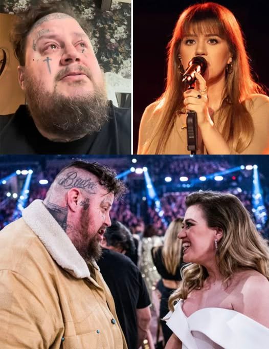 Jelly Roll gets emotional as Kelly Clarkson covers his song