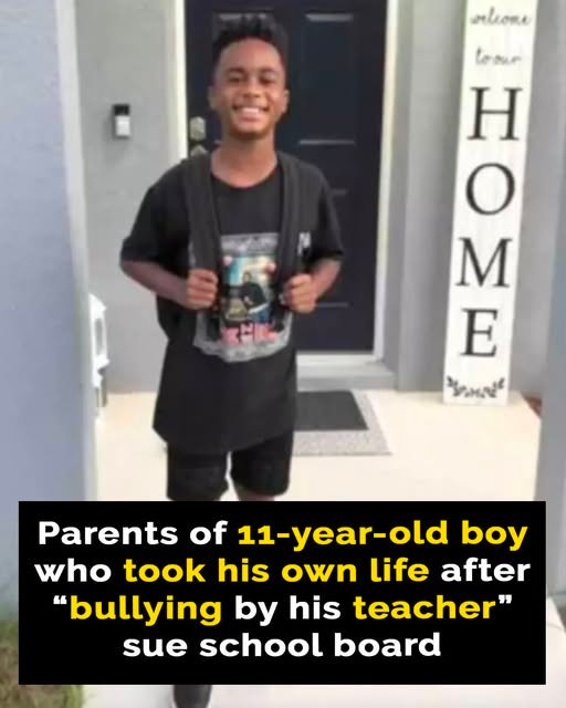 Parents sue teacher for driving son, 11, to suicide