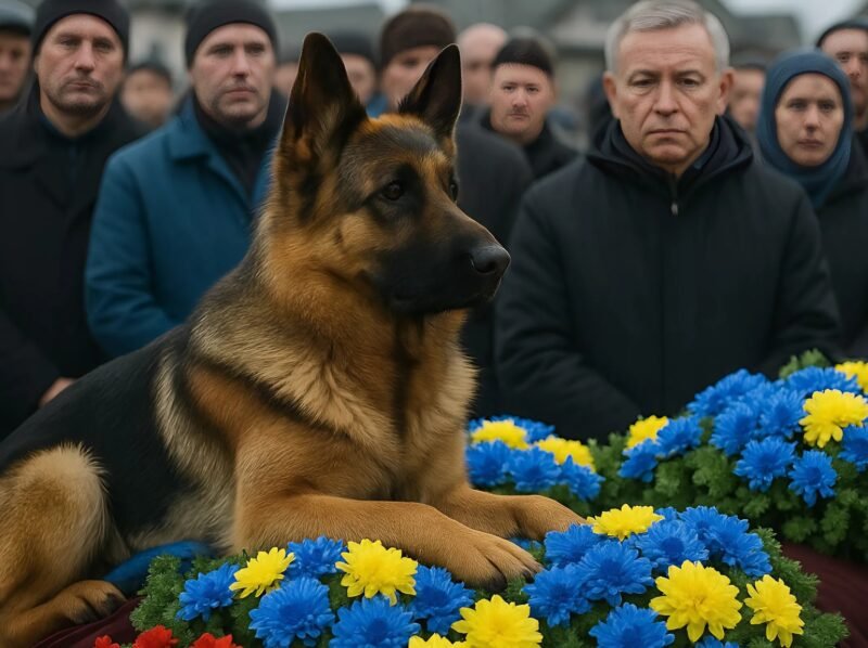The Shepherd Dog Barked at His Owner’s Coffin and Trampled the Flowers: When the Coffin Was Opened, the Attendees Were…