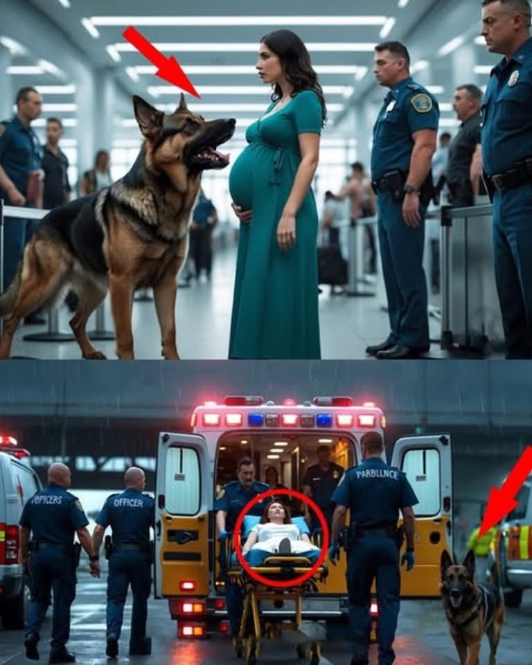 Pregnant Woman Detained by Police Dog