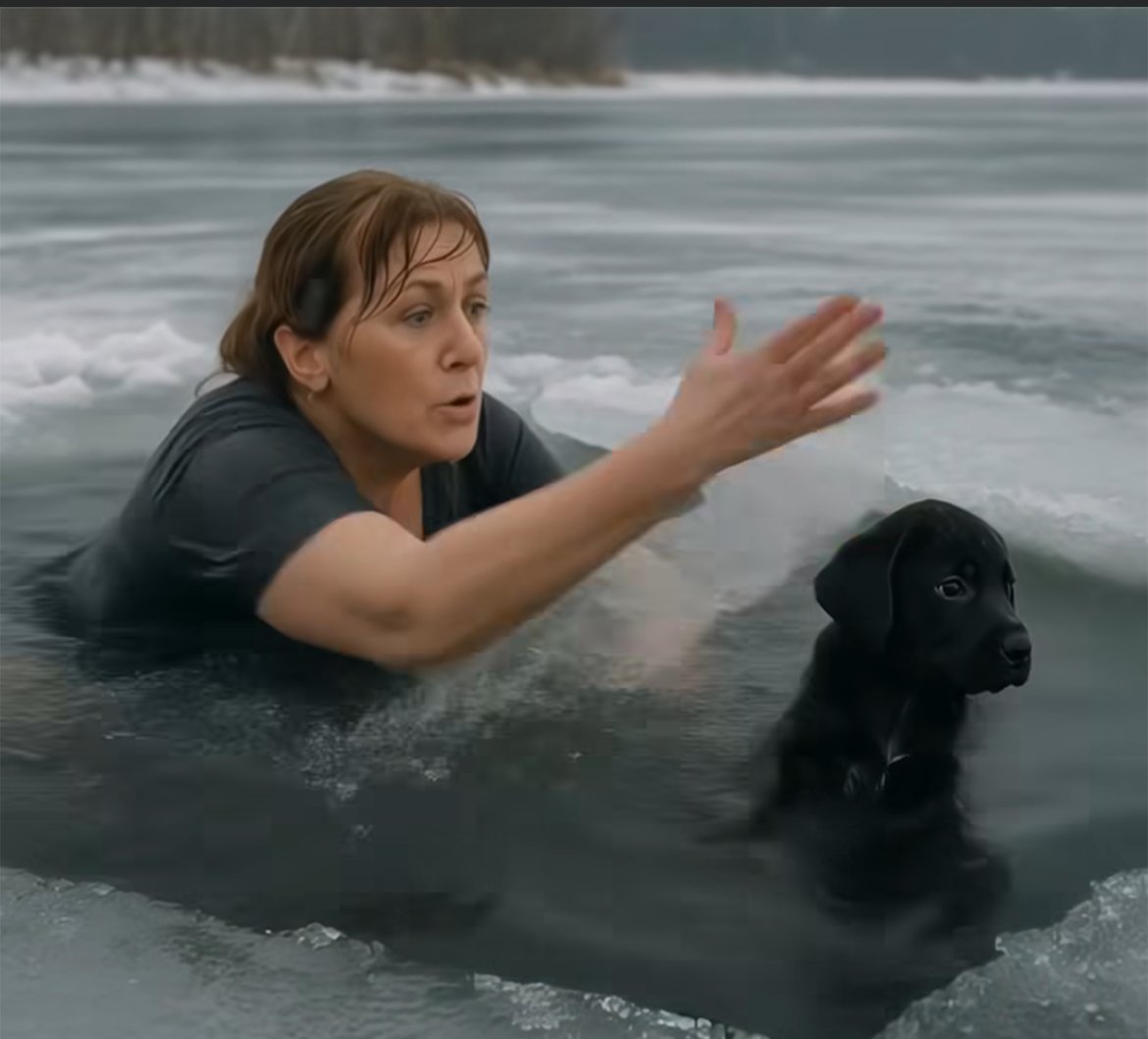 I jumped into the water after him…